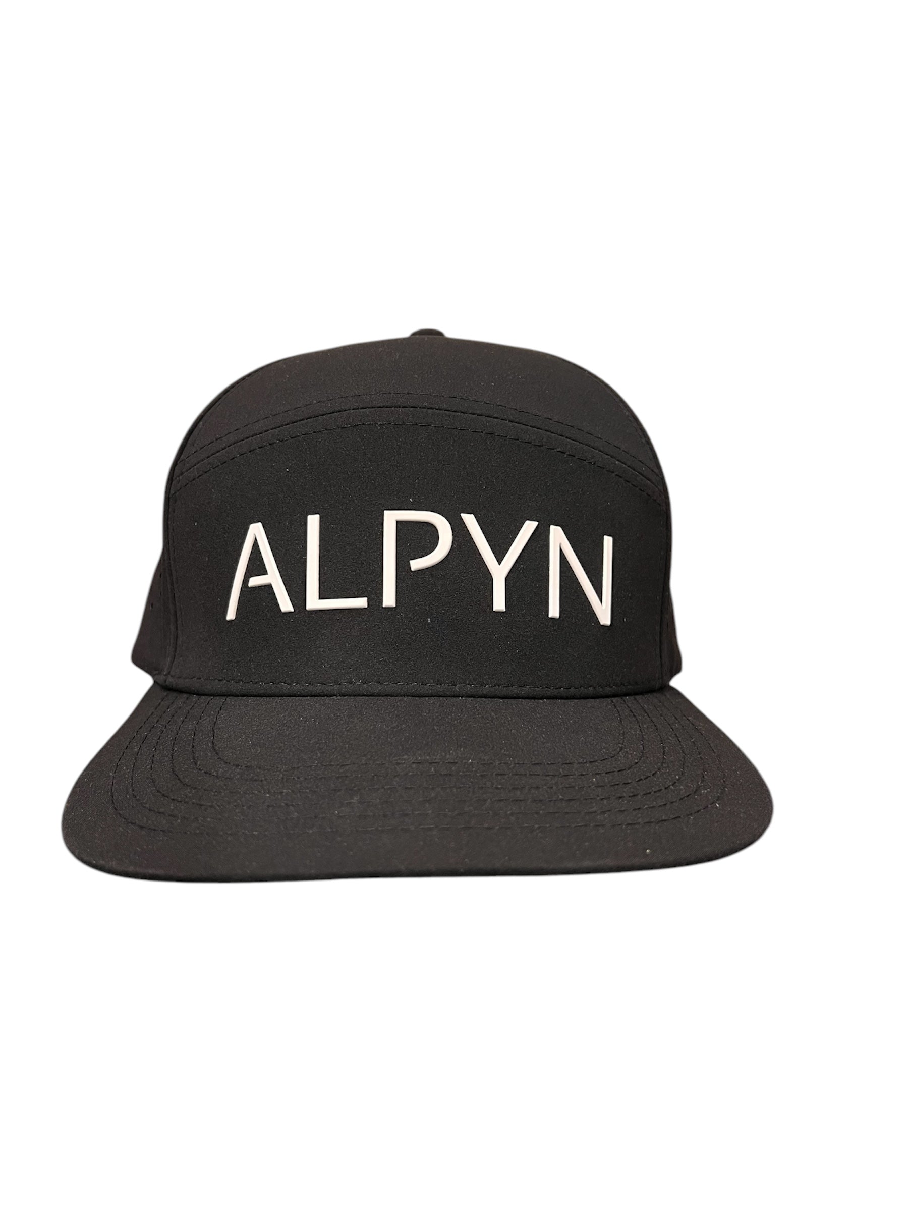 Black 6 panel ALPYN hat  image 0